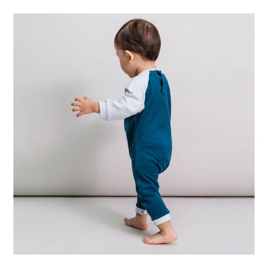 Langrmet sparkedragt til baby Mickey Mouse Bl #3