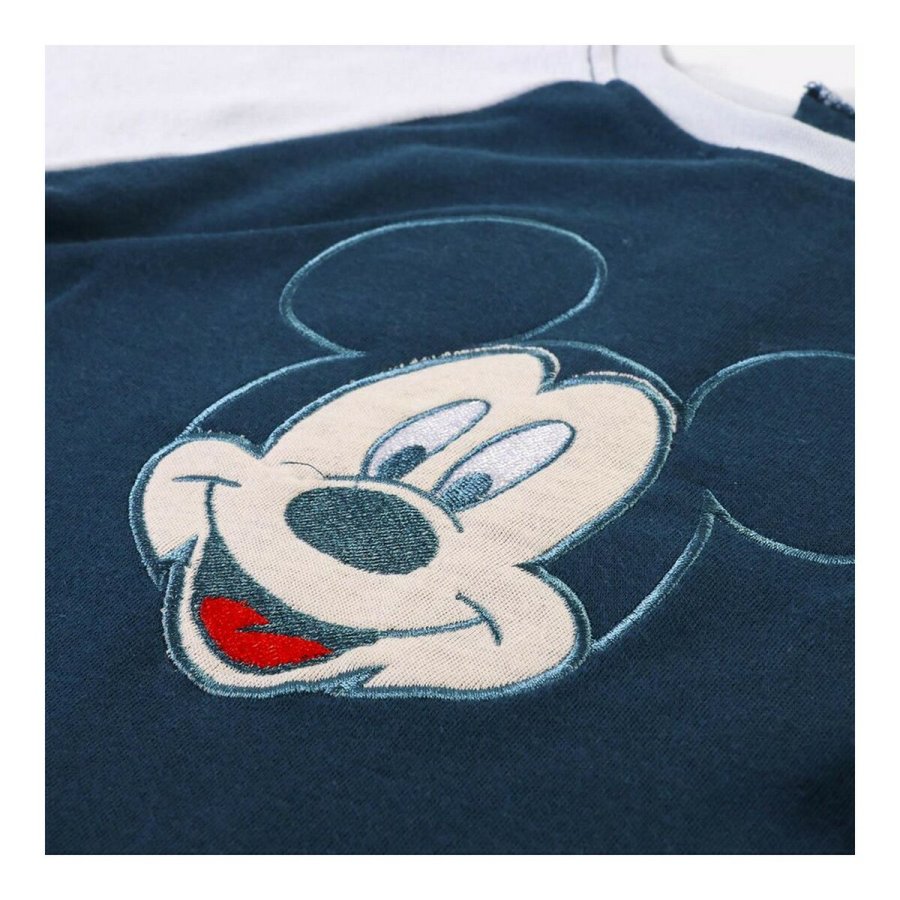 Langrmet sparkedragt til baby Mickey Mouse Bl #5