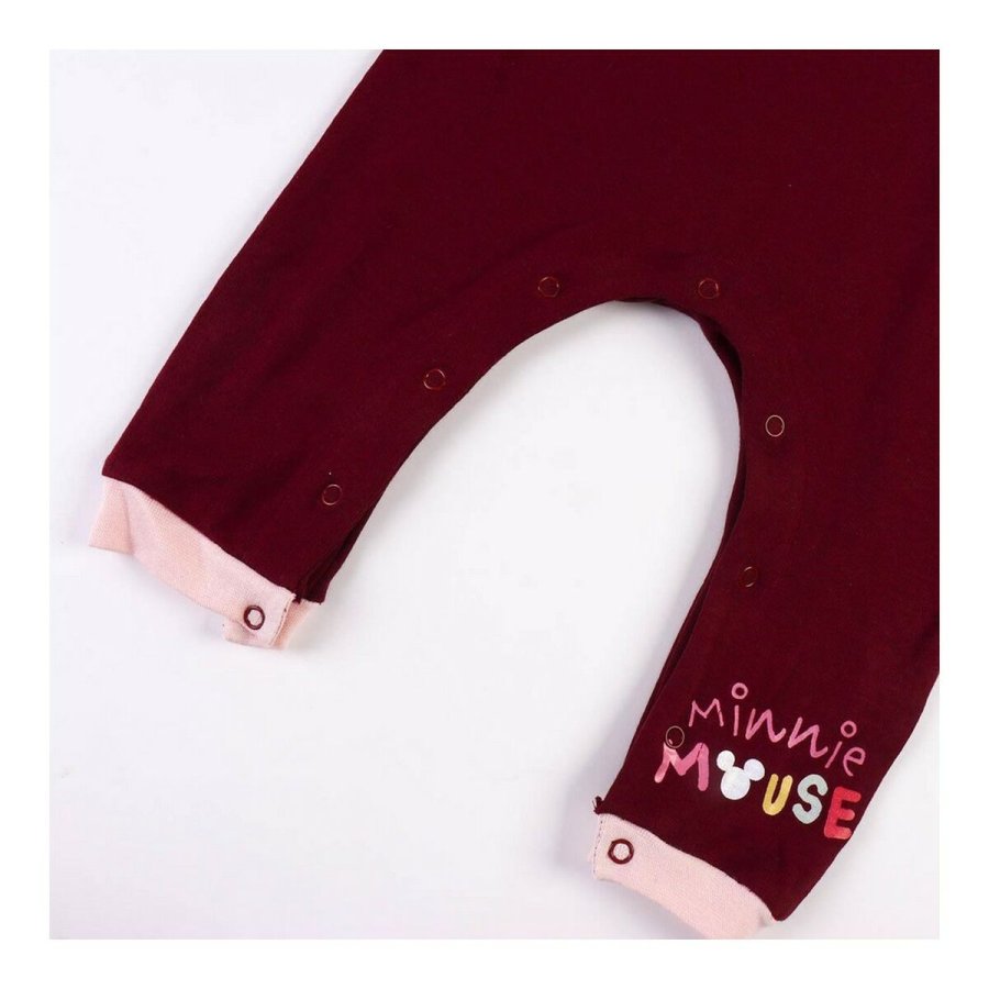 Langrmet sparkedragt til baby Minnie Mouse Rdbrun #4