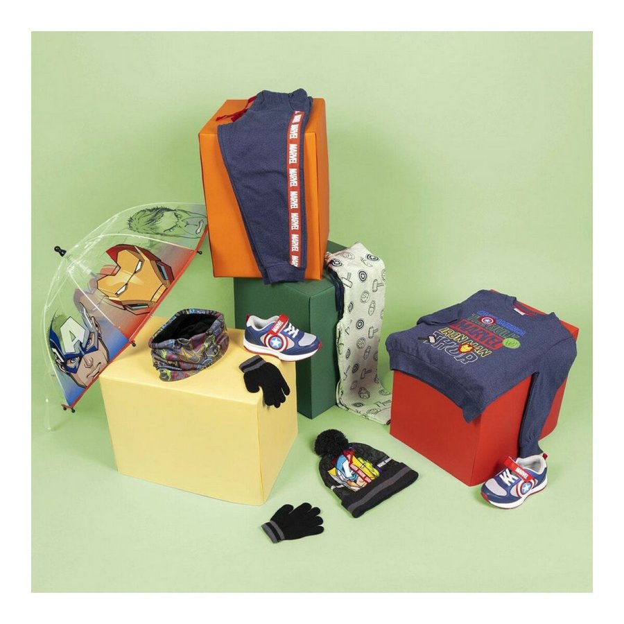 Trningsdragt til brn Marvel Mrkebl #6