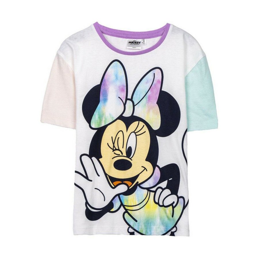 Brne Kortrmet T-shirt Minnie Mouse Mrk grn Multifarvet #1