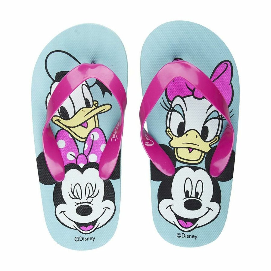 Klipklappere til b�rn Minnie Mouse Bl� #1