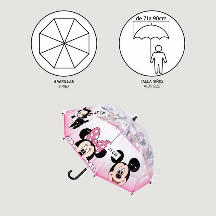 Paraply Minnie Mouse  71 cm 45cm #5