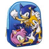 3D Skoletaske Sonic 25 x 31 x 9 cm #1