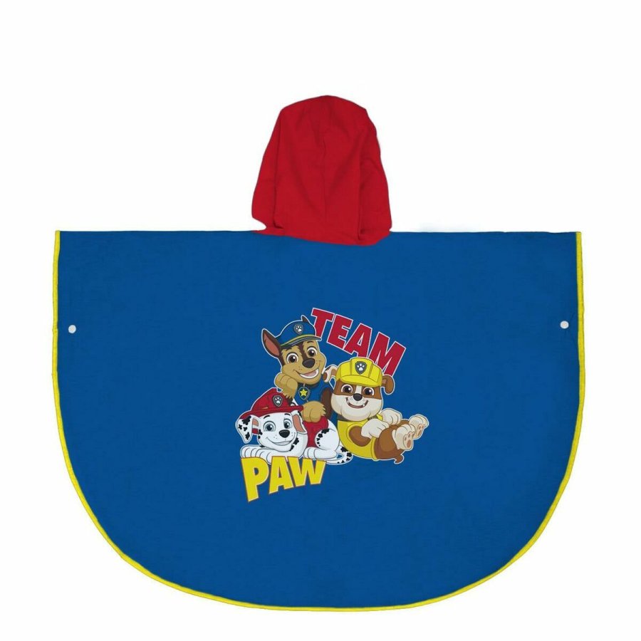 Vandttte Poncho med Htte The Paw Patrol Bl #2