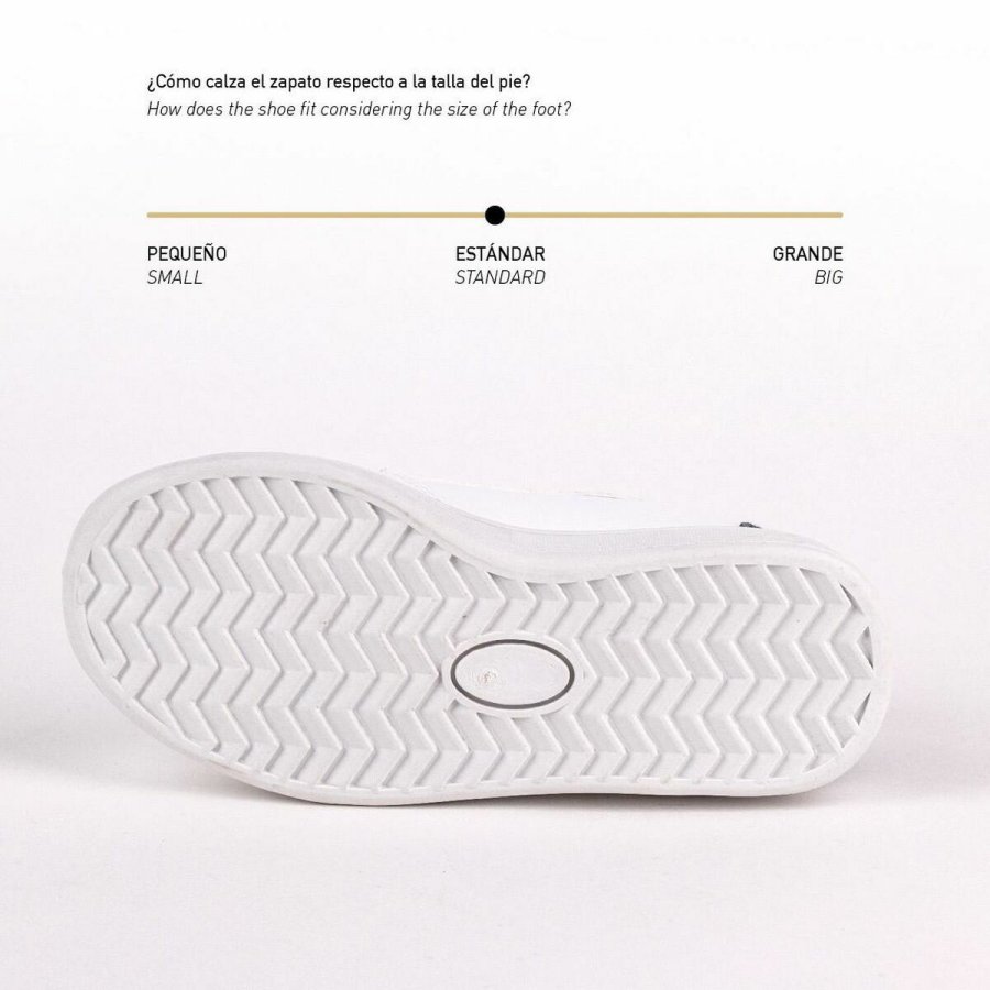 Sportssko til brn Mickey Mouse Velcro Hvid #2