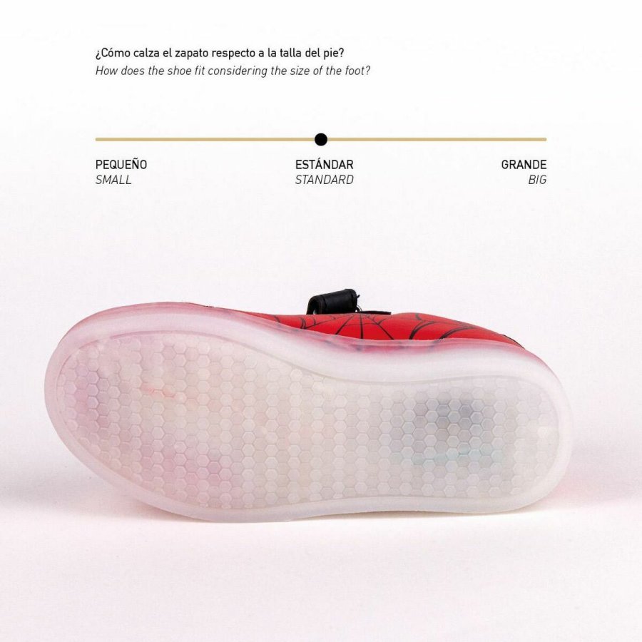 LED Trningssko Spider-Man Velcro Rd #4