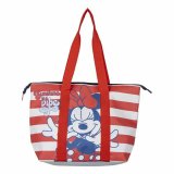 Strandtaske Minnie Mouse Hvid Rd 47 x 33 x 15 cm #1
