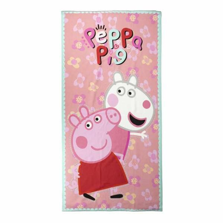 Strandhndklde Peppa Pig Pink 70 x 140 cm Mikrofiber #1