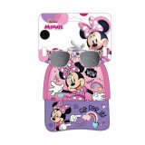 S�t med kasket og solbriller Minnie Mouse 2 Dele B�rns #1