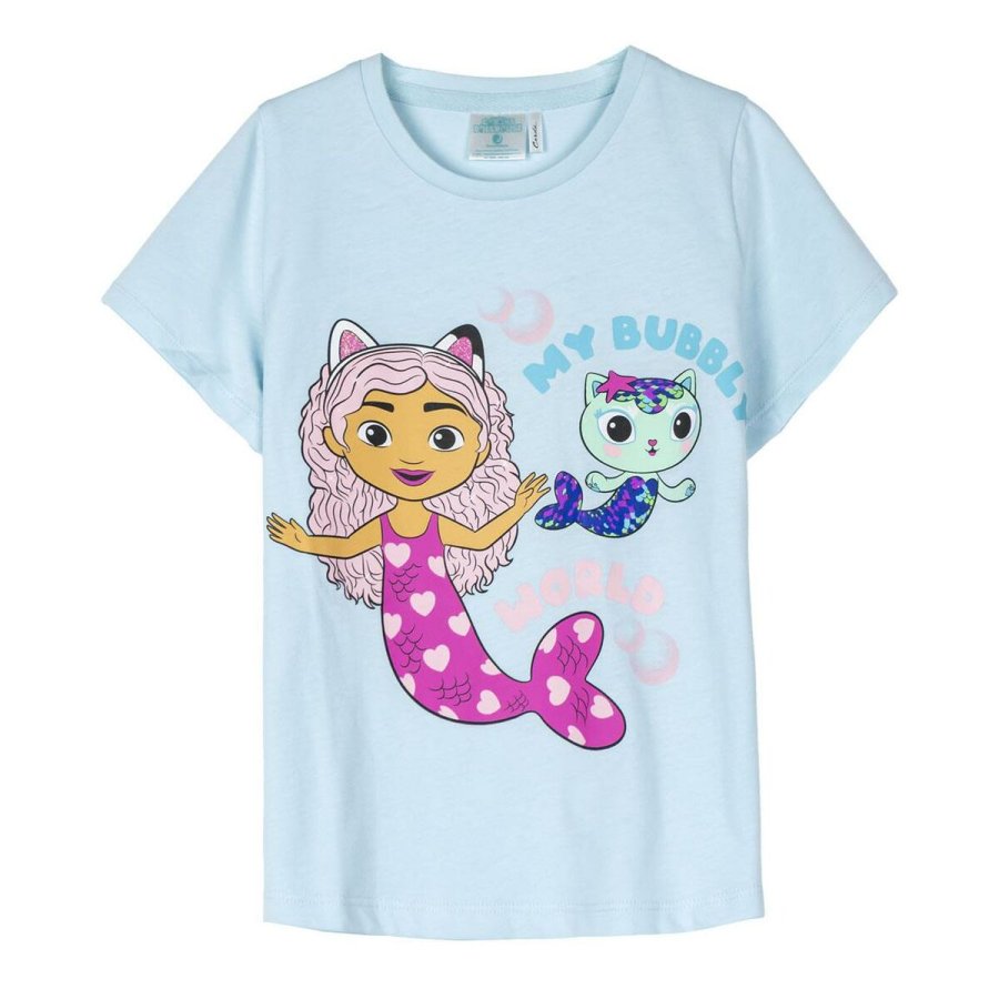 Brne Kortrmet T-shirt Gabby's Dollhouse Turkisbl #1