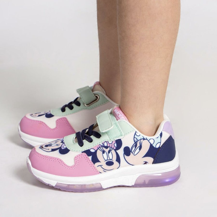 LED Tr�ningssko Minnie Mouse Pink #4