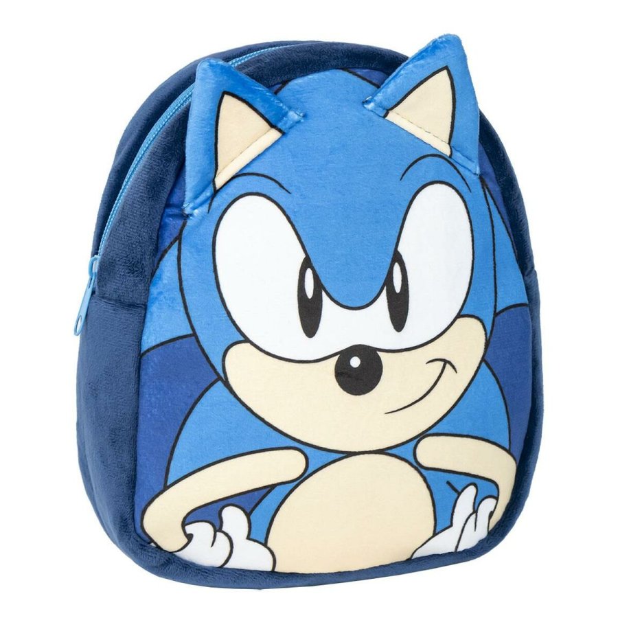 Skoletaske Sonic Bl 18 x 22 x 8 cm #1