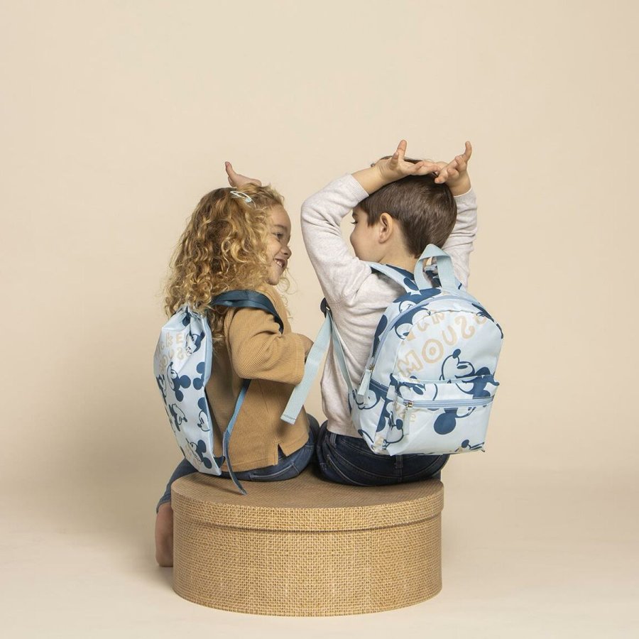 B�rnerygs�k Mickey Mouse Bl� 27 x 33 cm #7