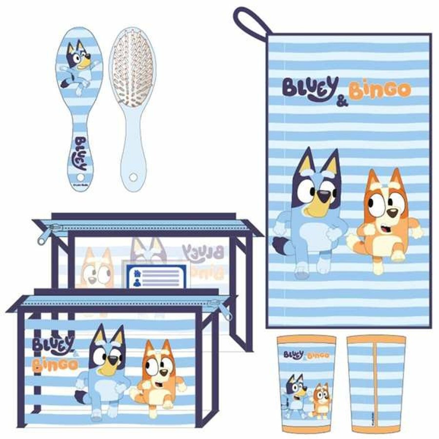 Rejsetoilettaske Bluey Lysebl 23 x 15 x 8 cm #1