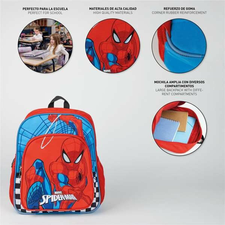 Skoletaske Spider-Man Rd 31 x 12 x 38 cm #4