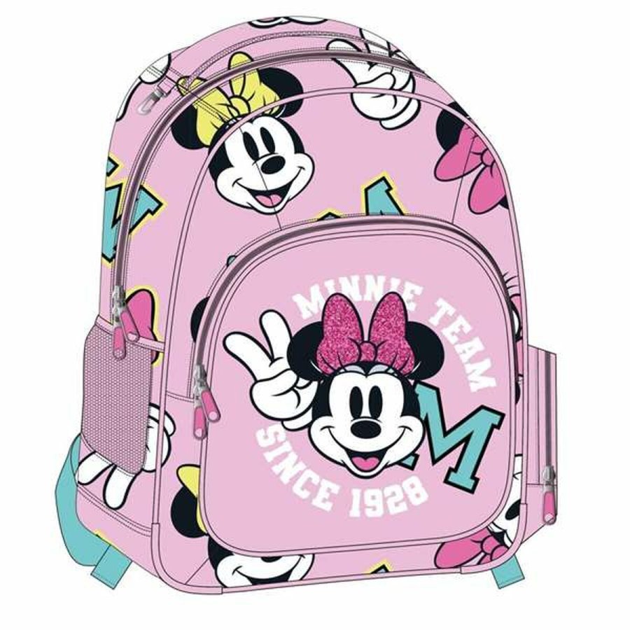 Skoletaske Minnie Mouse Fuchsia 32 x 15 x 42 cm #1