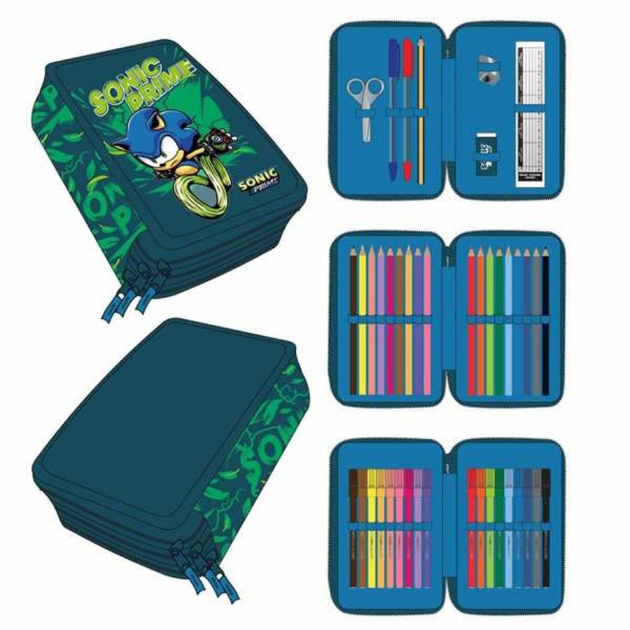 Penalhus Sonic Mrkebl 12,5 x 6,5 x 19,5 cm #1