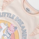 Brne Kortrmet T-shirt Peppa Pig Lyserd #4