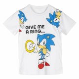 B�rne Kort�rmet T-shirt Sonic #1