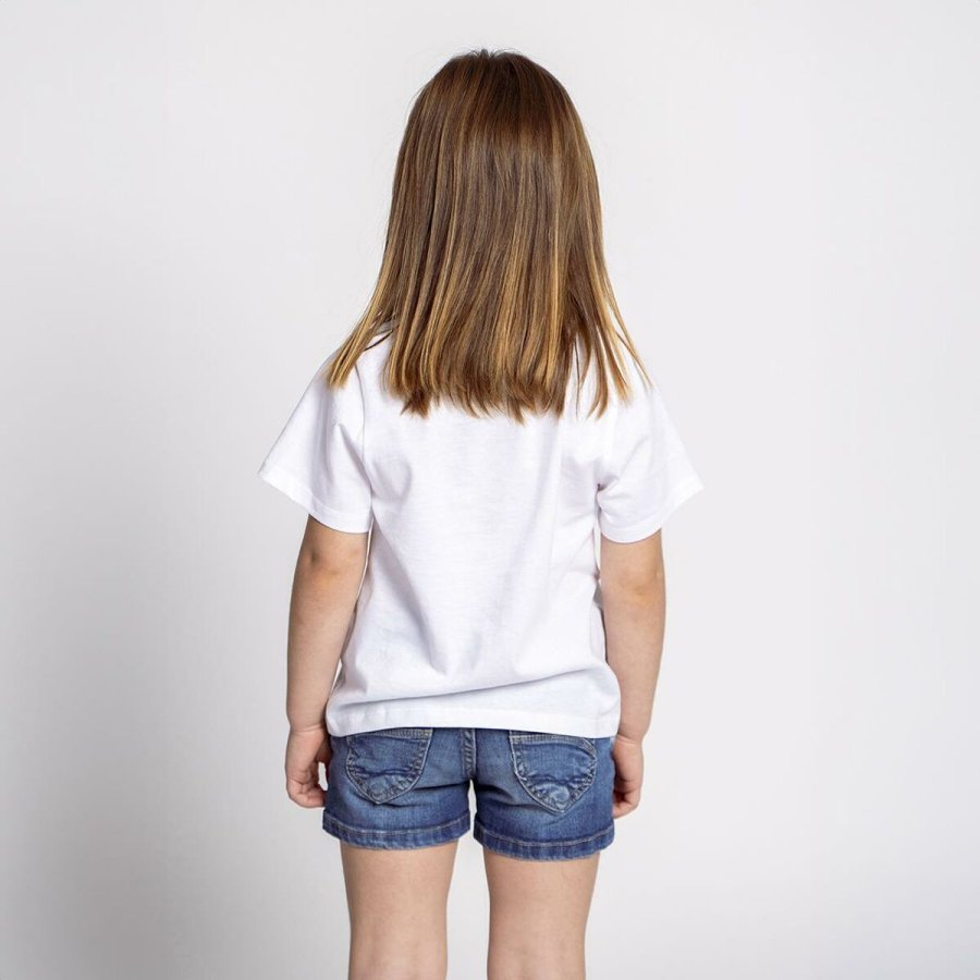 Brne Kortrmet T-shirt Minnie Mouse Hvid #5