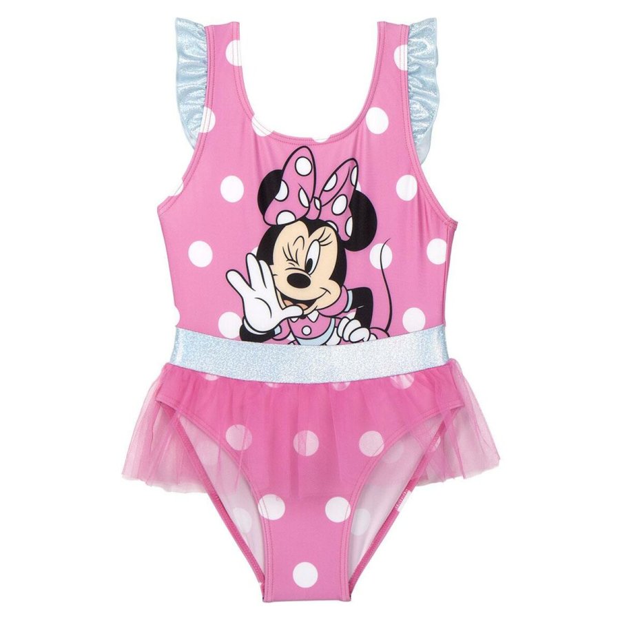 Badedragt til piger Minnie Mouse Pink #1
