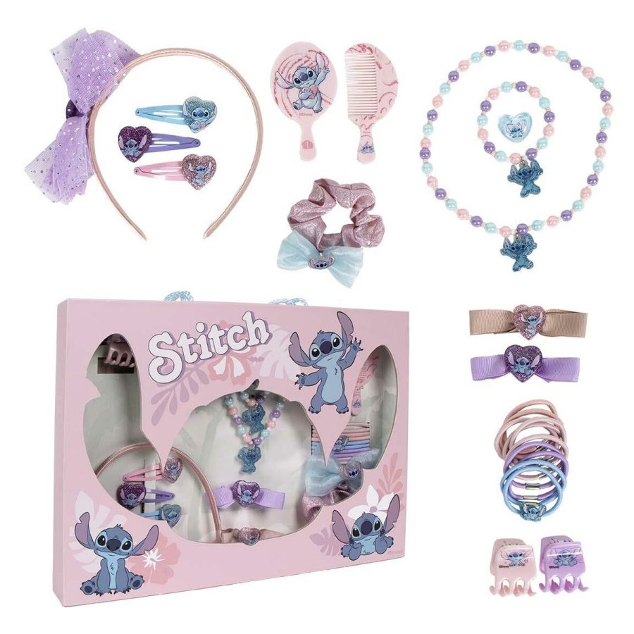 Tilbehr til Hret Stitch Pink 24 Dele #1