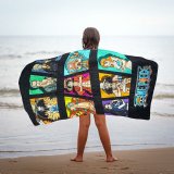 Strandhndklde One Piece Multifarvet 70 x 140 cm #3