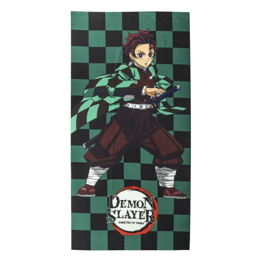 Strandhndklde Demon Slayer Grn 100 % polyester 70 x 140 cm #1