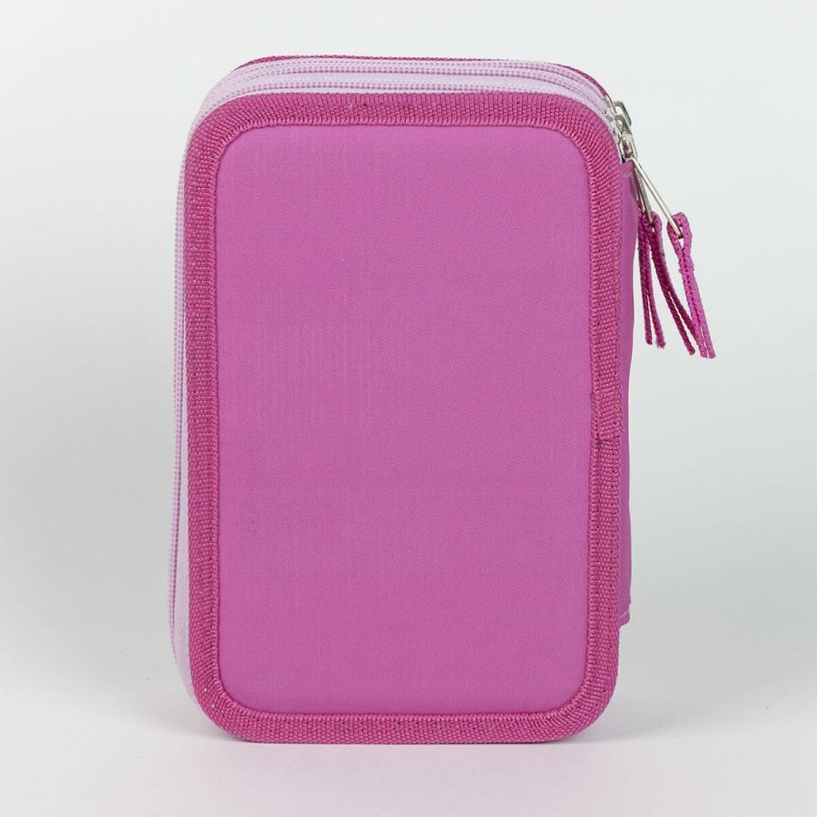 Tredobbelt Penalhus Minnie Mouse Pink 12,5 x 6,5 x 19,5 cm #6