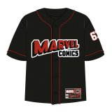 Kortrmet Sport T-shirt Marvel Baseball Unisex #1