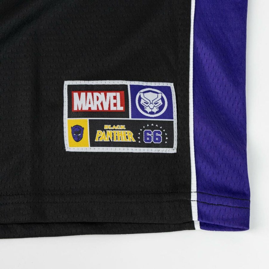 Basketballstrje Marvel Sort Unisex #4