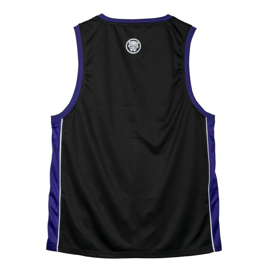 Basketballstrje Marvel Sort Unisex #5