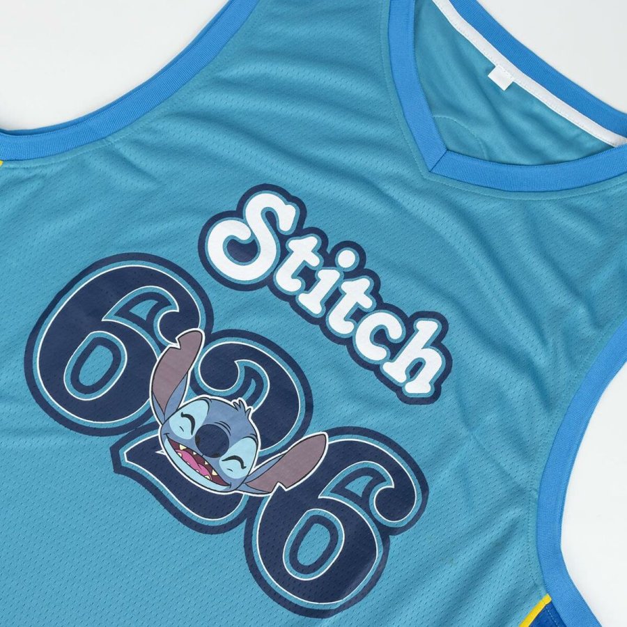 Basketballstr�je Stitch Bl� Unisex #5