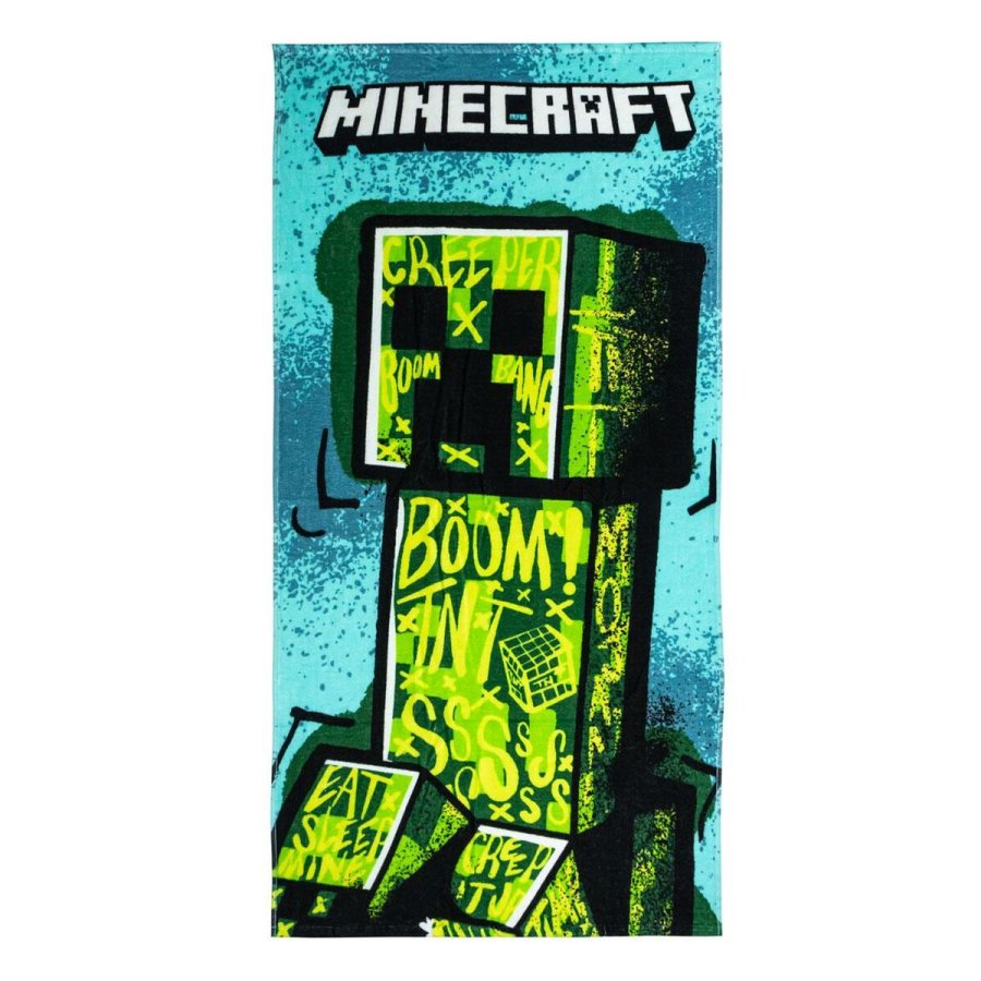 Strandhndklde Minecraft Grn 70 x 140 cm #1