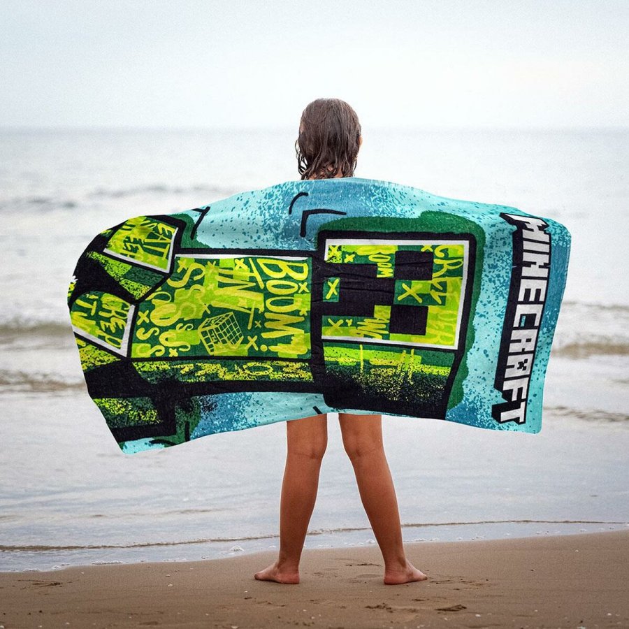 Strandhndklde Minecraft Grn 70 x 140 cm #5