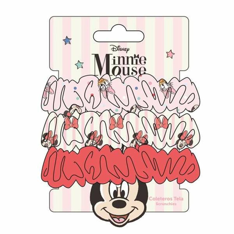 Hrelastikker Minnie Mouse Rd 3 Dele #1