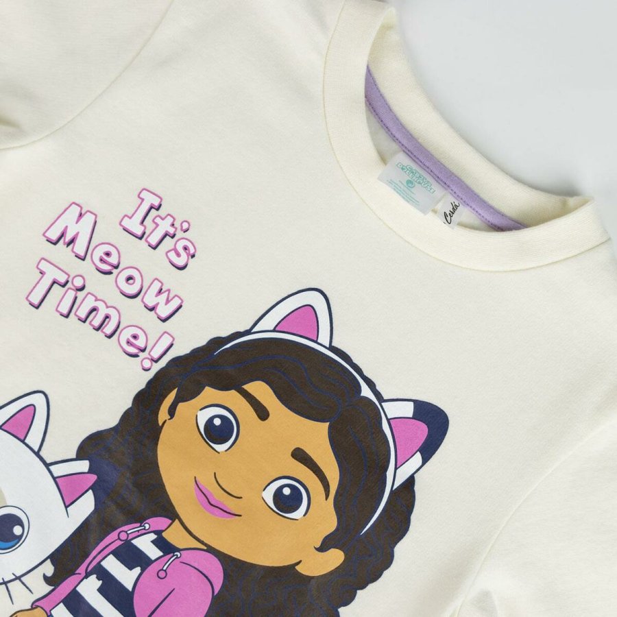 Trningsdragt til brn Gabby's Dollhouse Beige #5