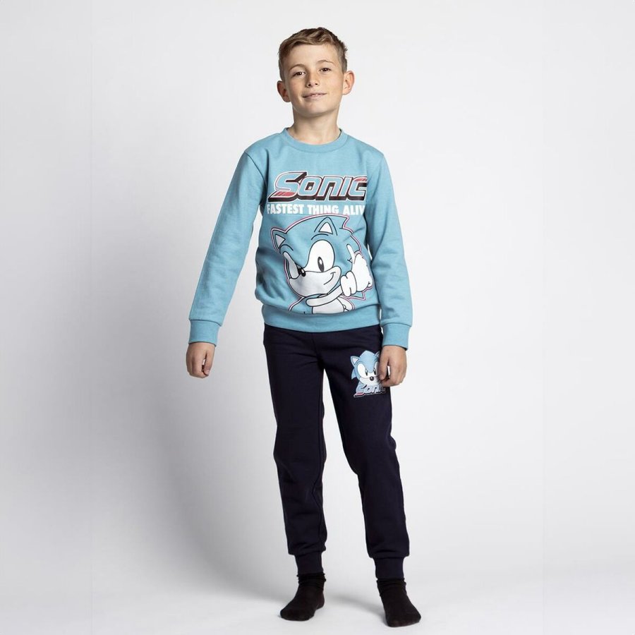 Trningsdragt til brn Sonic Mrk grn #3