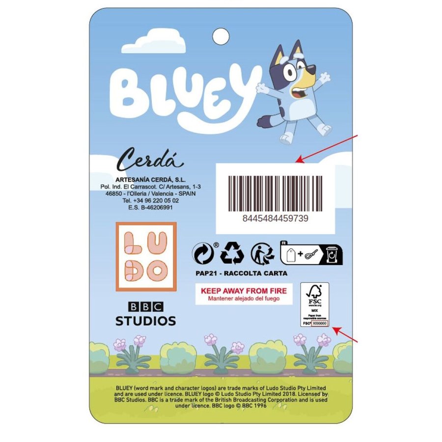 Strandhndklde Bluey Lysebl 50 x 115 cm #2