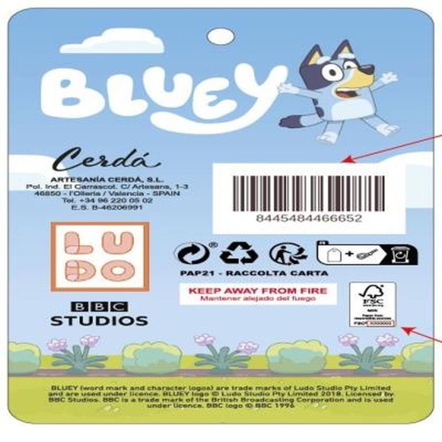 Sokker Bluey Multifarvet #5