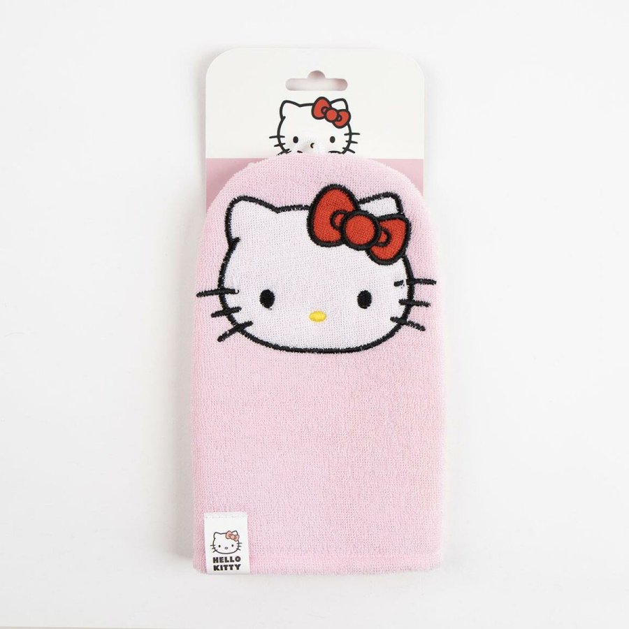 Bath Mitten Hello Kitty Pink #6