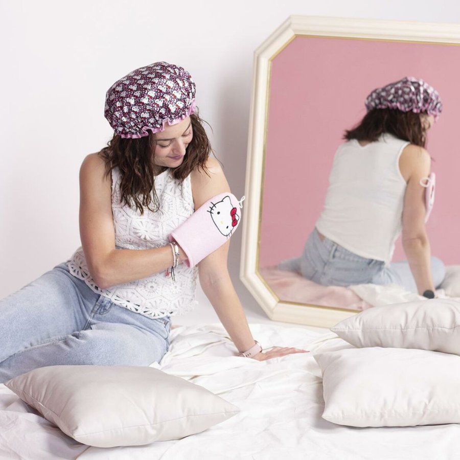 Bath Mitten Hello Kitty Pink #7