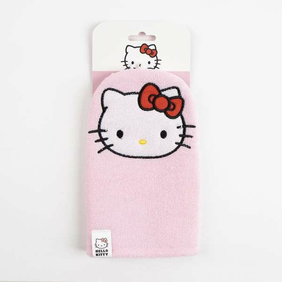 Bath Mitten Hello Kitty Pink #3