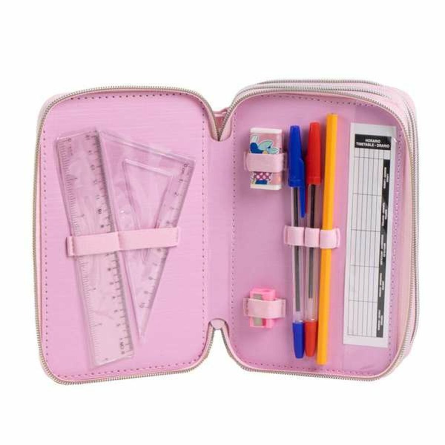 Penalhus Minnie Mouse Pink 12,5 x 6,5 x 19,5 cm #3