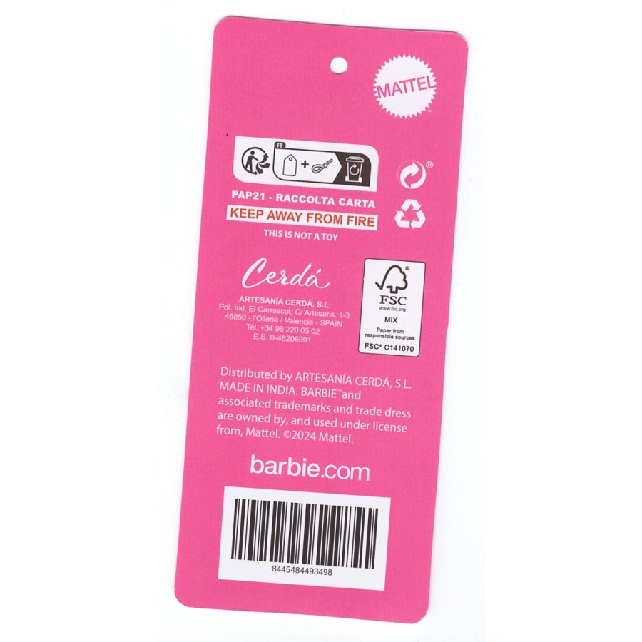 Penalhus Barbie Fuchsia 12,5 x 6,5 x 19,5 cm #2