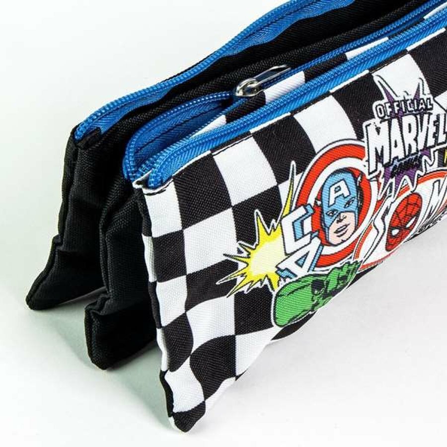 Tredobbelt bretaske The Avengers Sort 2,2 x 1,1 x 22,5 cm #3