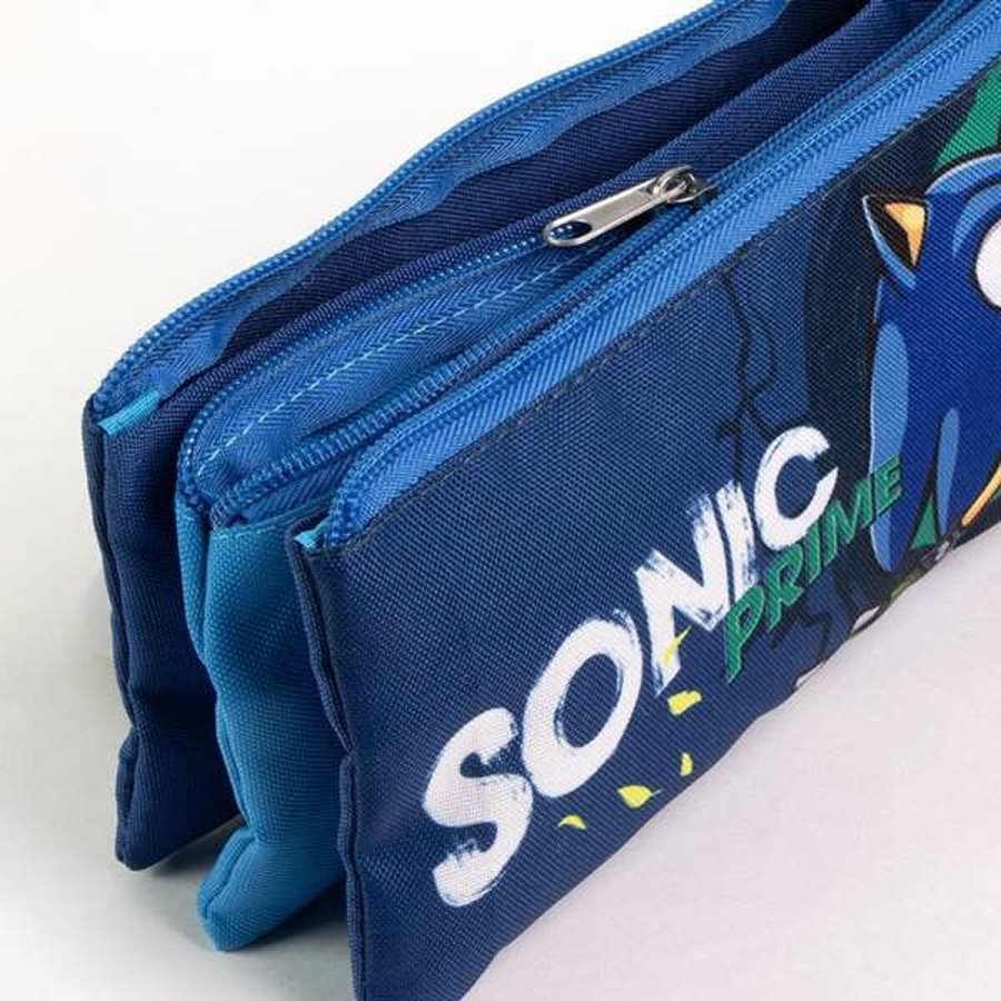 Tredobbelt bretaske Sonic Prime Lysebl Light Blue 2,2 x 1,1 x 22,5 cm #3