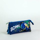 Tredobbelt bretaske Sonic Prime Lysebl Light Blue 2,2 x 1,1 x 22,5 cm #4