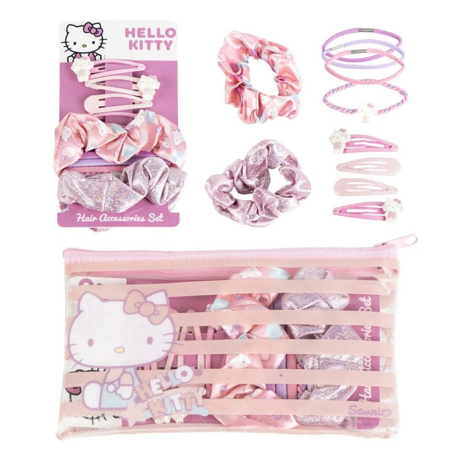 Tilbehr til Hret Hello Kitty Pink 10 Dele #1
